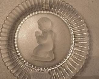 Goebel praying girl plate