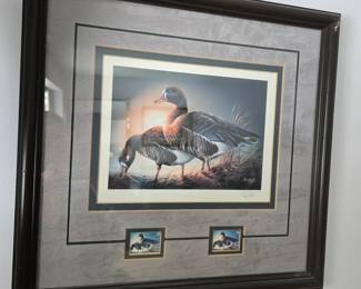 Terry Redlin dump stamp print