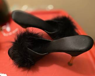 fluffy dance shoes