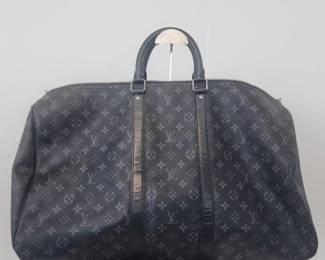 Louis Vuitton Eclipse Monogram Keepall 55 Travel Bag SD5104 - Retail: $2,800