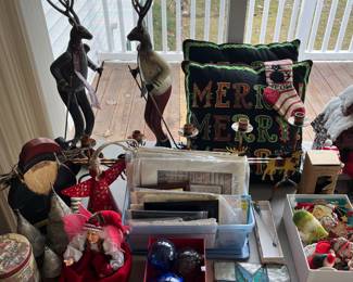 Christmas decor, ornaments, etc.