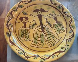 Large plate/platter by Plimoth Plantation.