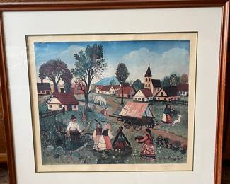 Hand-signed limited edition print: “The Harvest,” by Kowalski, number 295/375.