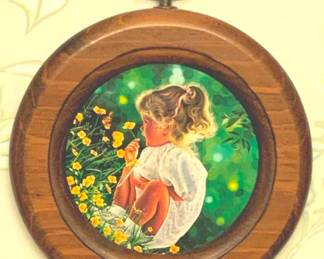 110 Framed Print - 7" Round