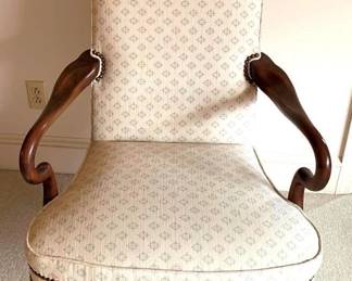 9 Queen Anne Armchair - 46" x 26" x 26"