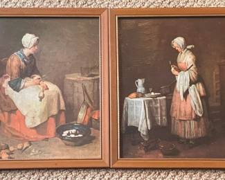 184 2 Framed Prints - 11" x 9"