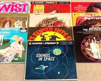 221 Lot of 10 Assorted LP Records