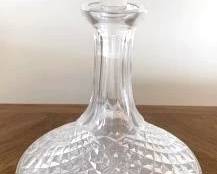 22 Crystal Ship Decanter - 10" Tall