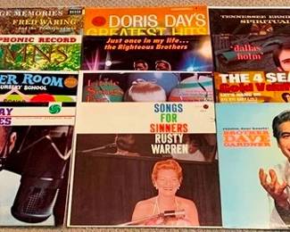 218 Lot of 12 Assorted LP Records