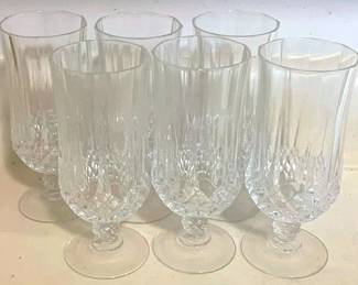 257 Set of 6 Glasses - 7" tall