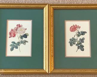26 Set of 2 Framed Prints - 11" x 9"