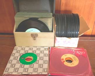 187 Lot of Assorted 45 RPM Records