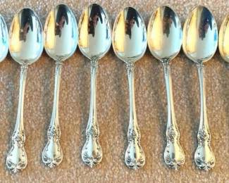 70 8 Towle Sterling Spoons - Old Master