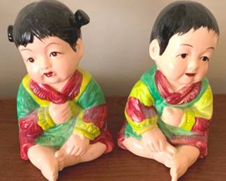 108 Asian Boy & Girl Figures - 6" Tall