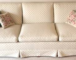 21 Sofa & Throw Pillows - 34" x 90" x 35"