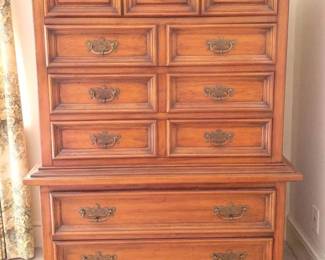166 Thomasville Chest on Chest - 57" x 42" x 20"