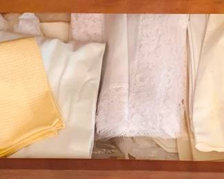 63 Drawer Lot of Linens