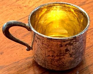 49 Web Sterling Baby Cup - 2.5" Tall