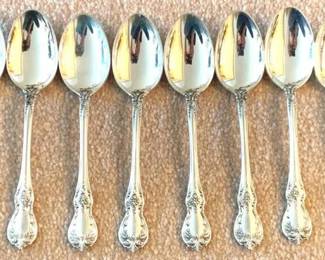 69 8 Towle Sterling Spoons - Old Master