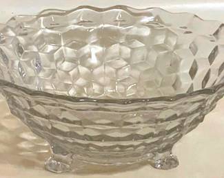 230 Fostoria American Footed Bowl 10" round