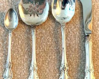 72 4 Towle Sterling Utensils - Old Master