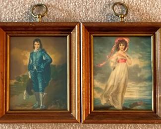 33 Set of 2 Framed Prints - 7" x 6"