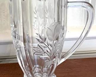 53 Glass Pitcher - 9.5" Tall