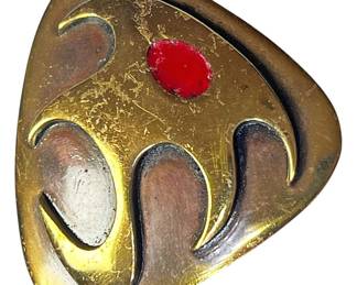 Hogan Bolas Marked Brooch