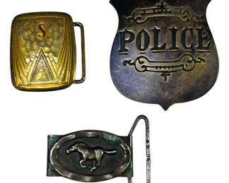 10K GP Hickok Belt Buckle More