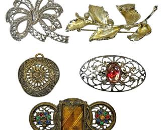 Trifari Coro  More Vintage Brooches