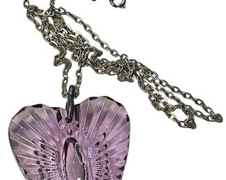 Waterford Amethyst Crystal Pendant