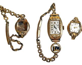 Vintage 10K Bezel Ladies Watches