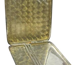 Sterling Silver Cigarette CaseSterling