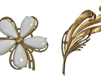 Two Gorgeous Trifari Brooches