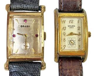 Two Vintage Gruen Watches