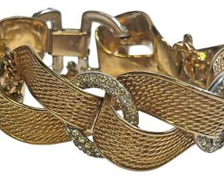 Boucher Silver Gold Plated Bracelet