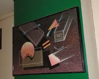 Vintage abstract art