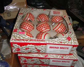 Shiny Brite ornaments