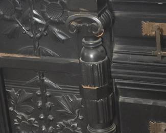 Exquisite 1800s Renaissance Revival Marble topped dresser 