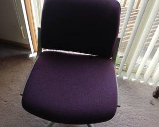 Purple office chair