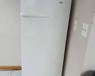 Small apartment size refrigerator freezer