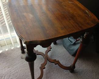 Antique end table