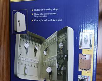 New in box key storage cabinet