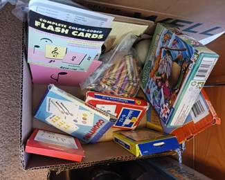 Educational flashcards and games