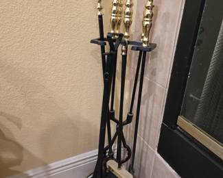 fireplace tool set