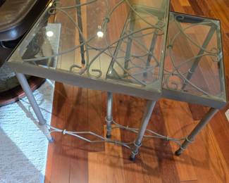 glass nesting tables