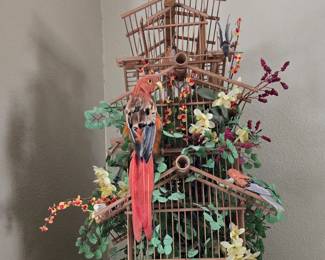 Handmade bird cage