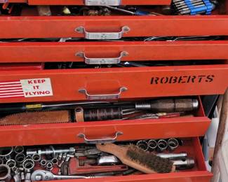 Toolboxes with various tools