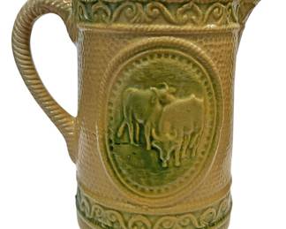 1905 Hull Stoneware Milk Pitcher