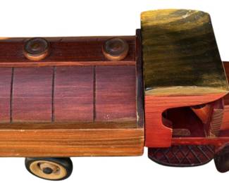 Vintage Wooden Toy Truck